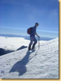 Today learning Spanish, next day you climb an active vulcano, reality at language Pucon.